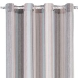 Perdele decorative cu dungi, 140x260cm, maro-verde, 2 buc, AC, Oem