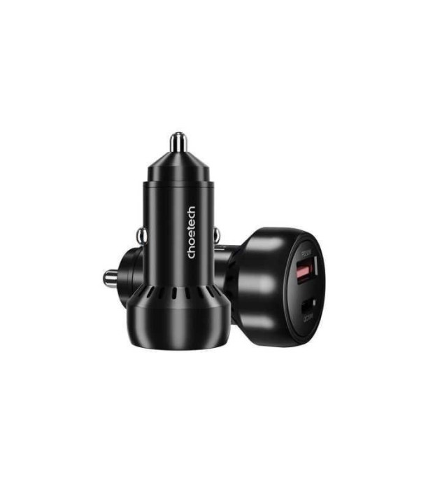 Incarcator auto Choetech TC0014 1x USB type C 1x USB A PD 60W
