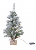 Cumpara ieftin Bradut decorativ cu instalatie - Imperial Mini Tree Snowy | Kaemingk