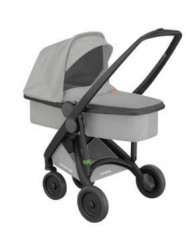 Carucior 2 In 1 Greentom 100% Ecologic Black Grey foto