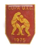 INSIGNA CUPA UTC LUPTE LIBERE 1975 UTM PCR