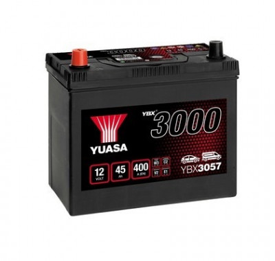 Baterie Yuasa 12V 45AH/400A YBX3000 SMF (L+ Standard) 238x129x225 B00 (pornire) foto