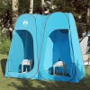 VidaXL Cort de intimitate pop-up, albastru, impermeabil