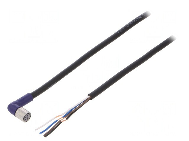 Cablu de Conectare M8 4 PIN &icirc;n Unghi 5m
