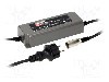 Alimentator pentru LED, 12V DC, 7,5A, 90W, MEAN WELL - OWA-90E-12