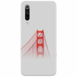 Husa silicon pentru Xiaomi Mi 9, Red Bridge In Clouds