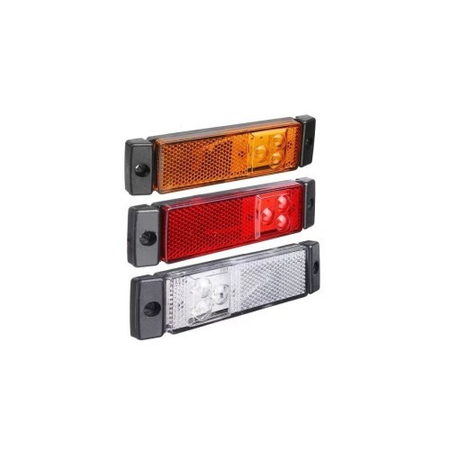Lampa laterala LED 14x07 12V pozitie semnalizare alb, rosu, galben