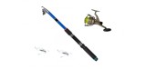 Set pescuit prokarpfishing cu lanseta tele de 3.6 m si mulineta lc540 cu fir