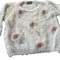 Pulover fetita, culoarea alb, 6-7 ani