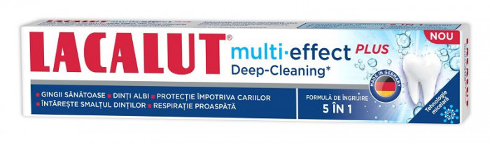 Lacalut multi-effect deep cleaning 75ml