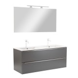 Mobilier complet de baie Vario Trim 120 antracit-antracit