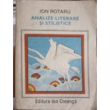 ANALIZE LITERARE SI STILISTICE-ION ROTARU-253931