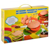 Cumpara ieftin Set plastilina Burger si accesorii MixtStore