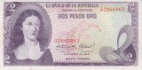 Bancnota Columbia 2 Pesos oro 1973 - P413a UNC ( vezi descriere )