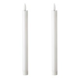 Lumanari albe LED cu baterie pentru sfesnic - Set 2 buc, CMCLASS