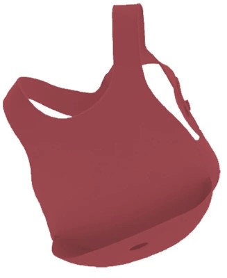 Baveta Flexi Bib Minikoioi, 100% Premium Silicone , Velvet Rose foto