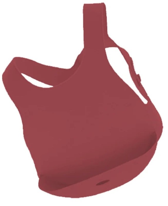 Baveta Flexi Bib Minikoioi, 100% Premium Silicone , Velvet Rose