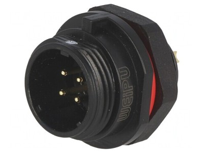 Soclu Panou SP13 4 PIN IP68 5A foto