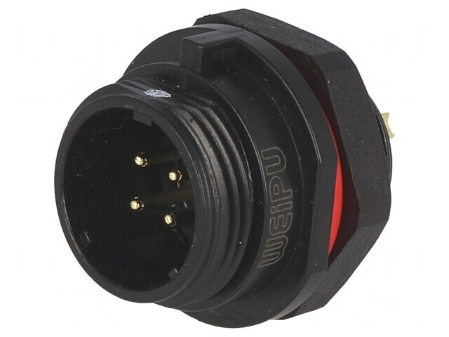 Soclu Panou SP13 4 PIN IP68 5A