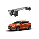 Bare transversale aluminiu pentru Nissan Micra K14 2017+, plafon neted