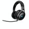 CASTI Corsair, &quot;Virtuoso RGB&quot;, wireless, cu fir, gaming, utilizare multimedia, mic pe brat, detasabil, conectare prin 2.4 GHz(WiFi),Jack 3.5 mm,USB 2.