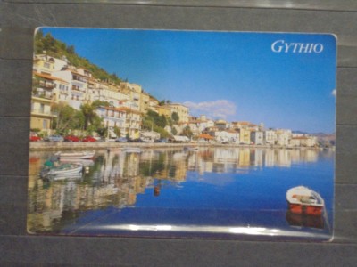 GRECIA - GITHIO - VEDERE DIN PORTUL PESCARESC - NECIRCULATA foto