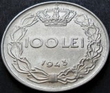 Cumpara ieftin Moneda istorica 100 LEI ROMANIA / REGAT, anul 1943 *cod 3768 A = excelenta