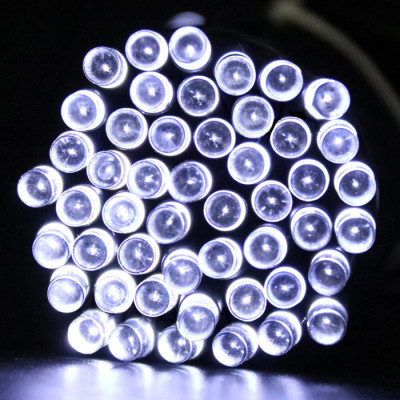 Instalatie solara luminoasa, 30 metri, alb rece, panou solar foto
