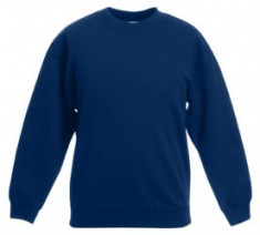 Pulover FRUIT OF THE LOOM Kids Sweat Dark Blue foto