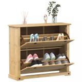 Dulap pantofi &quot;Corona&quot;, 99x32x85 cm, lemn masiv de pin
