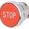 Comutator Apăsare 22mm Roșu