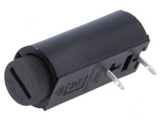 Clemă siguranţe cilindrice THT 5x20mm 10A UL94V-0