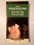 Irene Gonzalez Frei - Numele tău scris pe apă