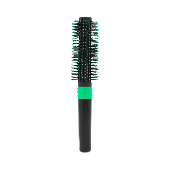 Perie de par circulara 8516 - Black/Green