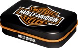 Cutie metalica cu bomboane - Harley Davidson Logo