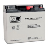 Acumulator 12V, 18Ah - MWS MWS12-18 SafetyGuard Surveillance