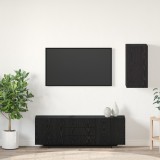 vidaXL Unitate TV cu raft Altele cu depozitare cu ușă Stejar negru Lemn compozit