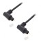 Cablu Toslink unghiular 2m negru