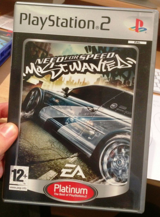 NFS Most Wanted pentru PS2, original, PAL