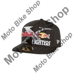 MBS Sapca Fox Red Bull X-Fighters Core New Era, negru cu dungi, S=7 1/8, Cod Produs: 68307515083AU foto