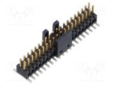 Conector şiruri pini tată 40 PIN 1,27mm aurit SMT SAMTEC