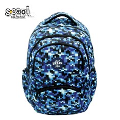 Ghiozdan anatomic Urban, PIxELS, 43x29x22 cm &ndash; S-COOL