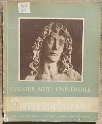 Tilman Riemenschneider - Heinz Stanescu// 1958 foto