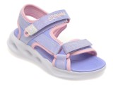 Cumpara ieftin Sandale SKECHERS mov, SOLA GLOW , din piele ecologica