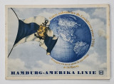 HAMBURG - AMERIKA LINIE , CALENDARUL CROAZIERELOR , TEXT IN LB. FRANCEZA , 1938