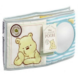 Jucarie - carte Winnie the Pooh cu doua fete pentru dezvoltare senzoriala, Rainbow Designs