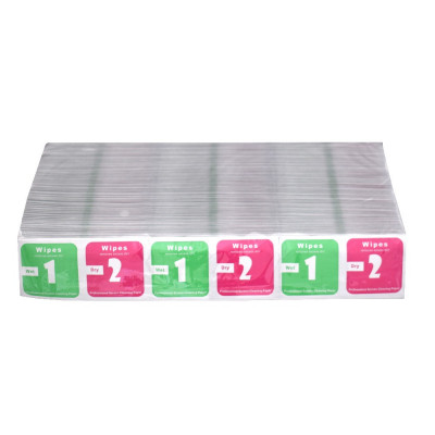 Servetele Umede/Uscate pentru Ecran Telefon/Tableta (set 300), Techsuit (PM3), Green / Pink foto