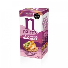 Painici organice din ovaz integral cu seminte de chia, 200g, Nairn&#039;s