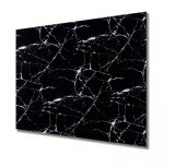 Set 10 x placi autoadezive din spuma moale pentru perete, tip marmura neagra 60x60 cm, 3.6 mp