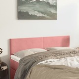 Cumpara ieftin Tăblii de pat, 2 buc, roz, 72x5x78/88 cm, catifea